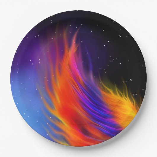 Space Phoenix Wing Papieren Bordje (Voorkant)