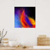 Space Phoenix Wing Poster (Keuken)