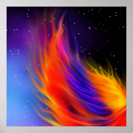 Space Phoenix Wing Poster (Voorkant)