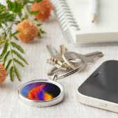 Space Phoenix Wing Sleutelhanger (Zijkant)