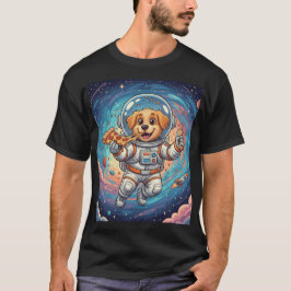Space Pizza Pawty T-shirt voor mannen en vrouwen