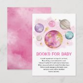 Space Planet Galaxy Moon Star Boeken voor Baby Mei Informatiekaartje (Voorkant / Achterkant)