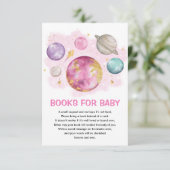Space Planet Galaxy Moon Star Boeken voor Baby Mei Informatiekaartje (Staand voorkant)