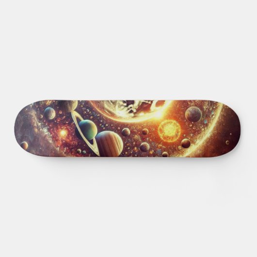 Space & Planet Skateboard Design (Horizontaal)