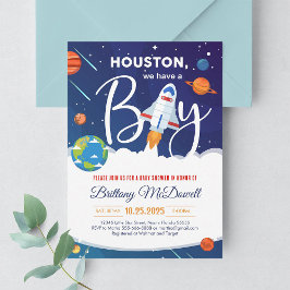 Space Planet Solar System Het is een Boy Baby show Kaart