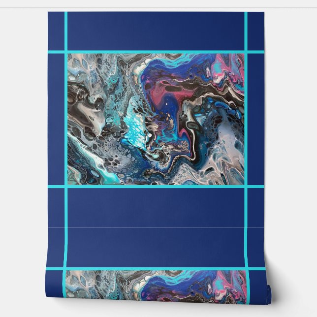 Space pouring behang (Afrollen)