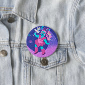 Space Princess Ronde Button 7,6 Cm (In situ)