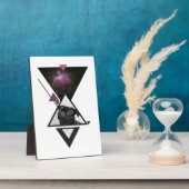 Space Pug | Black Pug Dog Gift Idea for Pug Lovers Fotoplaat (Zijkant)