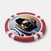 Space Pug Poker Chips (Enkel)