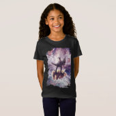 Space Pug Riding Dinosaur - Taco T-shirt (Voorkant volledig)