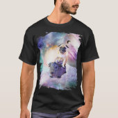 Space Pug Riding Guinea Pig Premium T-shirt (Voorkant)
