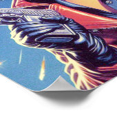  Space Pulp Meisje Poster (Hoek)