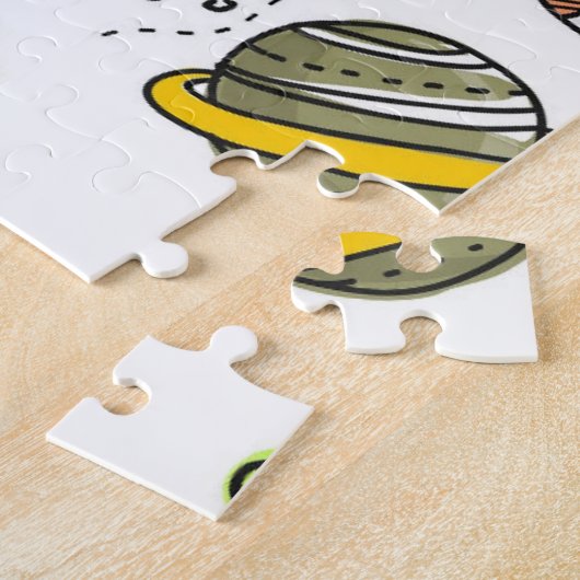 Space Puzzle 252 Piece Puzzle for Kids Legpuzzel (Zijkant)