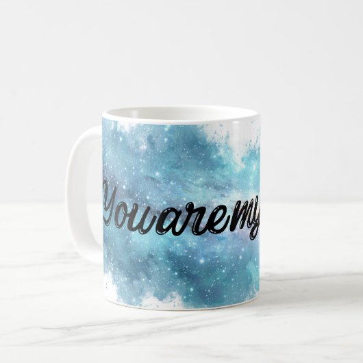 Space Quote Mug Koffiemok (Voorkant links)