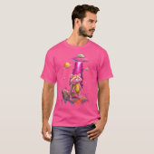 Space Raccoon Ufo T-shirt (Voorkant volledig)