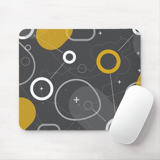 Space Race Abstract Mousepad Muismat (Met muis)