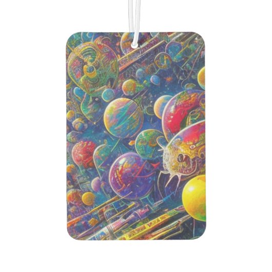 Space Race auto luchtverfrisser (Achterkant)