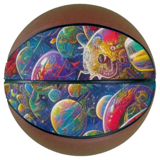 Space Race basketbal (Voorkant)