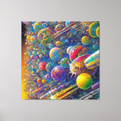Space Race canvas print (Voorkant)