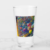 Space Race glazen tumbler (Voorkant)