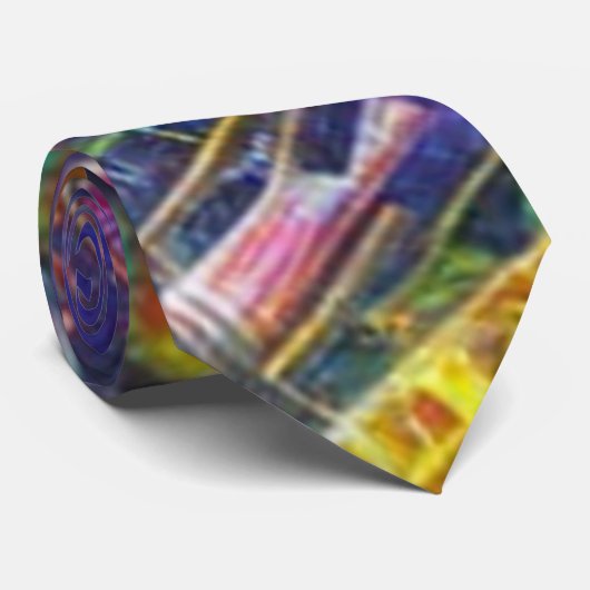 Space Race mannen stropdas (Opgerold)