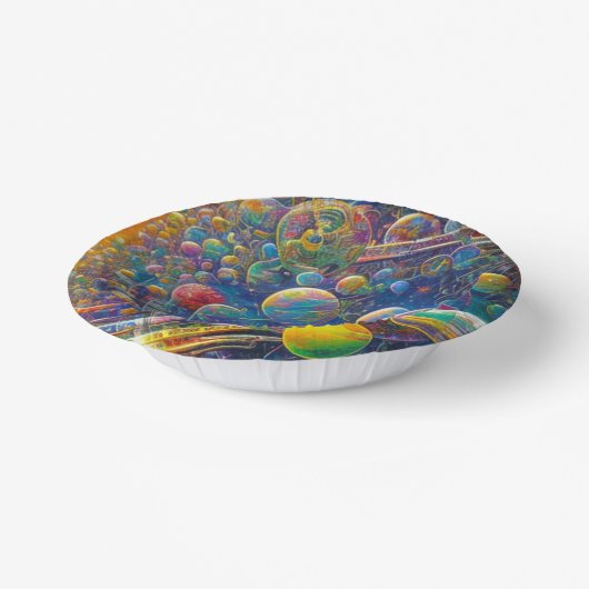 Space Race papieren kom (Gebogen)