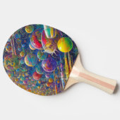 Space Race ping pong paddle Tafeltennisbatje (Zijkant)