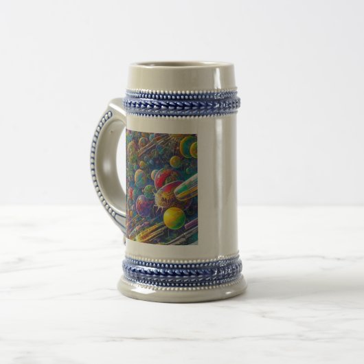 Space Race Stein Bierpul (Voorkant links)