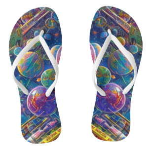 Space Race teenslippers