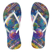 Space Race teenslippers (Voetbed)