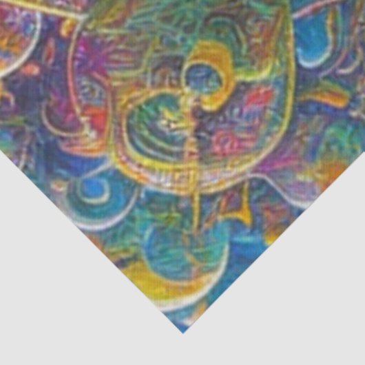 Space Race tissuepapier (Detail)