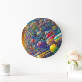 Space Race wandklok (Huis)