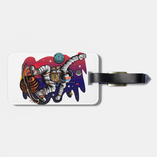 Space Ride Bagagelabel (Achterkant horizontaal)