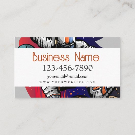 Space Ride Visitekaartje (Achterkant)