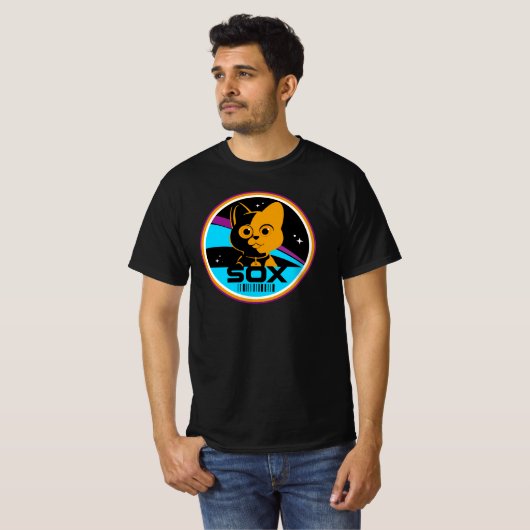 Space Robocat T-shirt (Voorkant volledig)