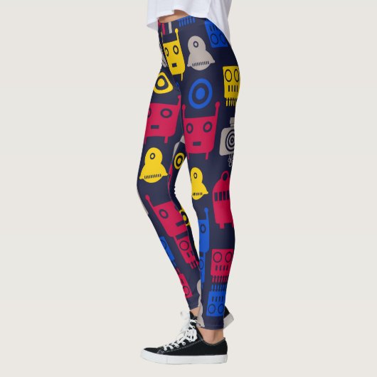 Space Robots Pattern Leggings (Links)