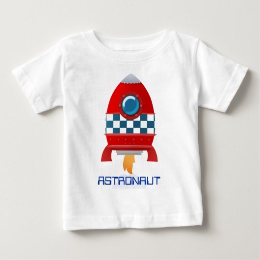 Space Rocket baby T-shirt (Voorkant)