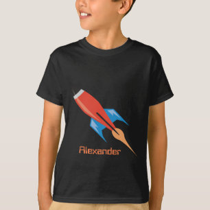 Space Rocket boys - Persoonlijke naam T-shirt