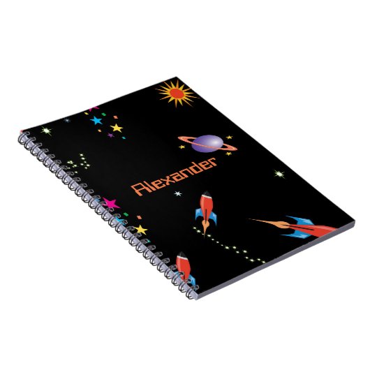 Space Rocket Boys School Notitieboek (Rechterzijde)