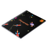 Space Rocket Boys School Notitieboek (Linkerzijde)