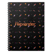 Space Rocket Boys School Notitieboek (Voorkant)