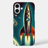 Space Rocket Case-Mate iPhone Case (Achterkant)