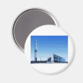 Space & Rocket Center van Huntsville, Alabama Magneet (Voorkant / Achterkant)