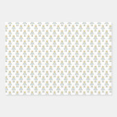 Space Rocket Galaxy Fun Pastel Inpakpapier Vel (Voorkant)