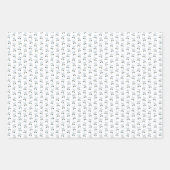 Space Rocket Galaxy Fun Pastel Inpakpapier Vel (Voorkant 3)