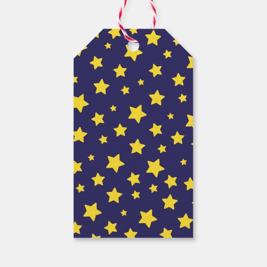 Space Rocket Gepersonaliseerde Gift Labels Cadeaulabel (Achterkant)