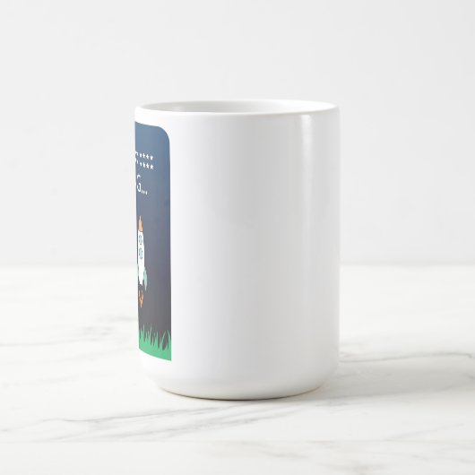 Space Rocket Koffiemok (Center)