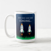 Space Rocket Koffiemok (Links)
