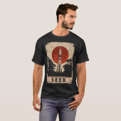  Space Rocket Launch Retro NASA Ontwerp T-shirt (Voorkant volledig)