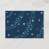 Space Rocket Ship Planets Baby shower Boekaanvraag Informatiekaartje (Achterkant)